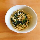 【離乳食完了期】ツナと小松菜のパスタ